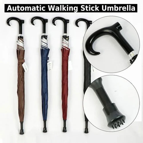 Automatic 2 Fold Reverse Umbrella C Handle - M A Enterprises