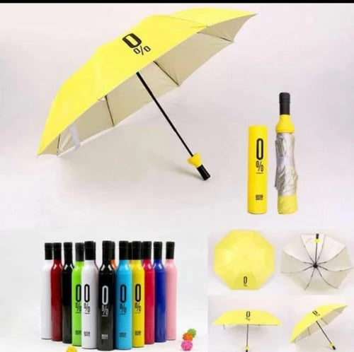 Automatic 2 Fold Bottle Shape Umbrella - M A Enterprises